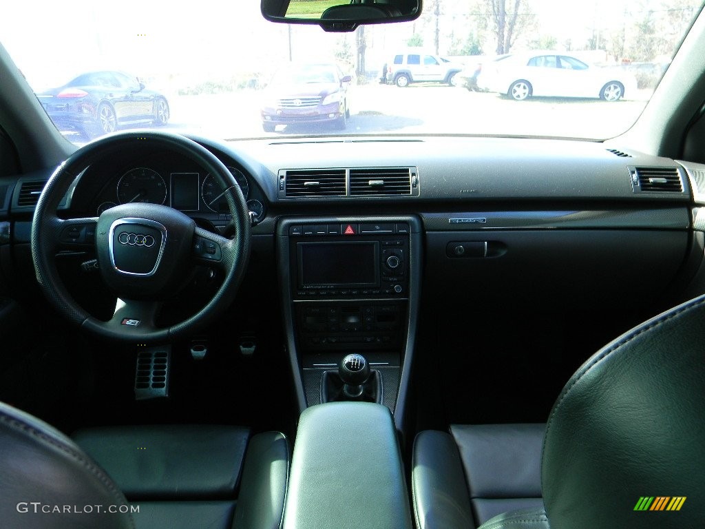 2008 S4 4.2 quattro Sedan - Dolphin Grey Metallic / Black/Silver photo #13