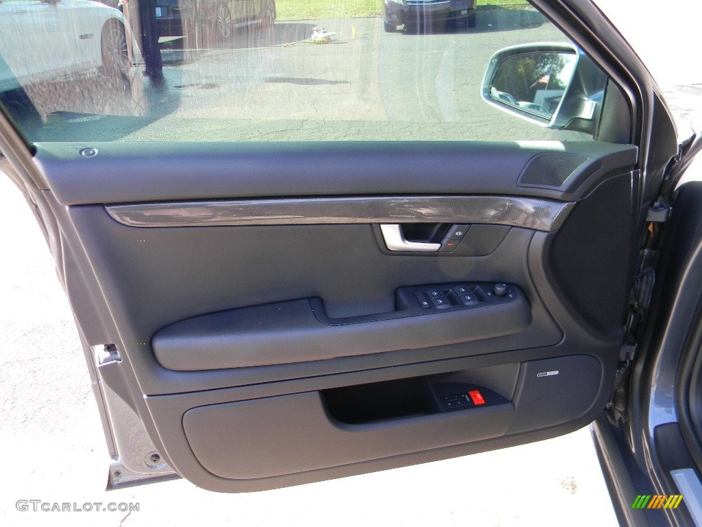 2008 S4 4.2 quattro Sedan - Dolphin Grey Metallic / Black/Silver photo #18