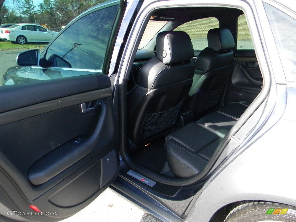 2008 S4 4.2 quattro Sedan - Dolphin Grey Metallic / Black/Silver photo #20
