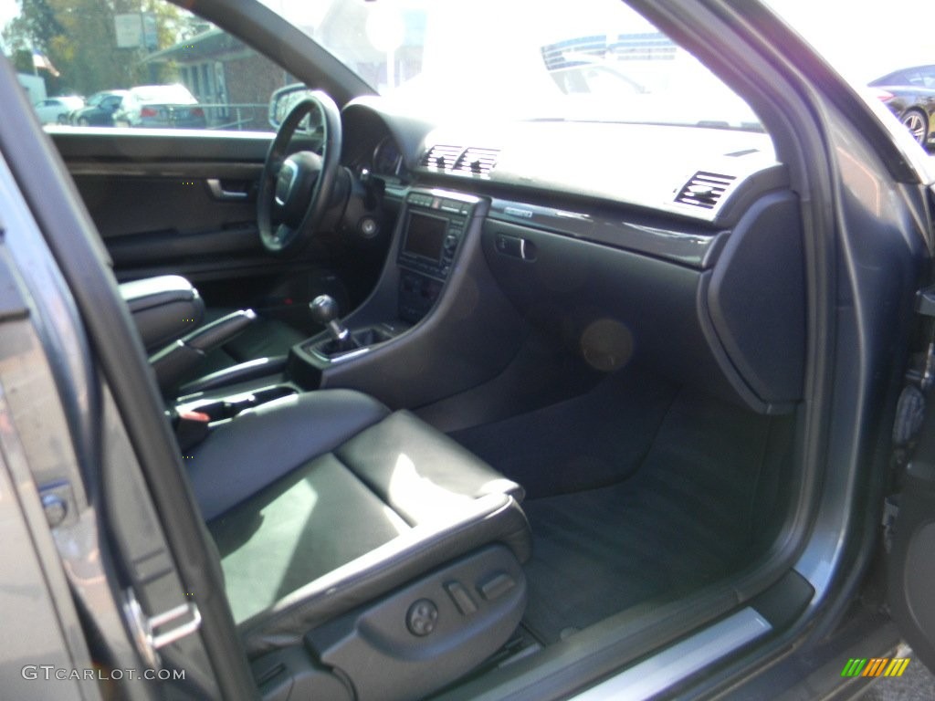 2008 S4 4.2 quattro Sedan - Dolphin Grey Metallic / Black/Silver photo #23