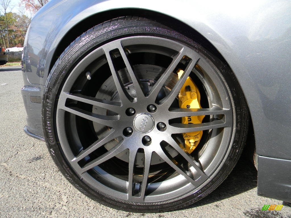 2008 S4 4.2 quattro Sedan - Dolphin Grey Metallic / Black/Silver photo #27