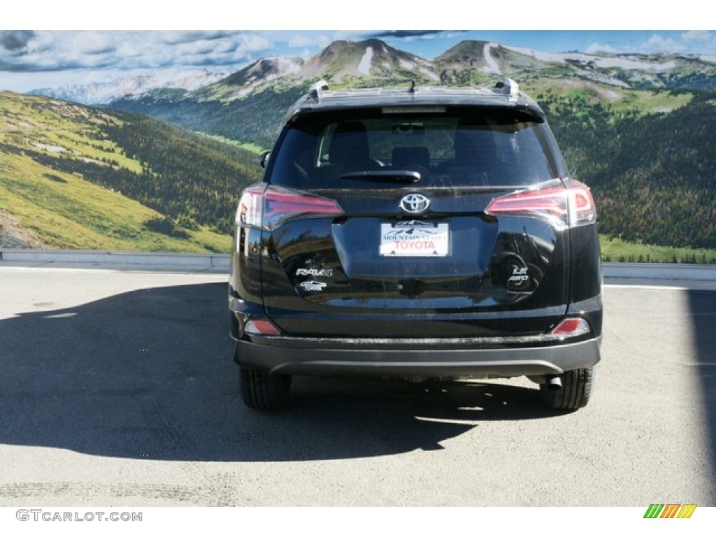 2016 RAV4 LE AWD - Black / Black photo #4
