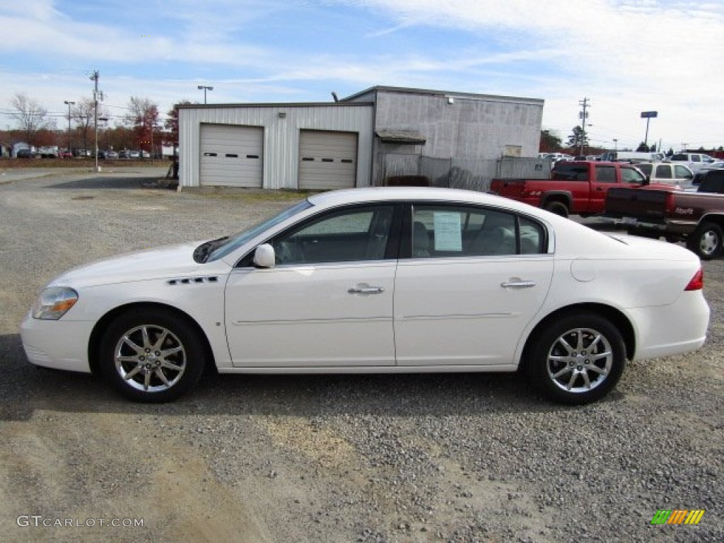 2007 Lucerne CXL - White Diamond Tricoat / Titanium Gray photo #3