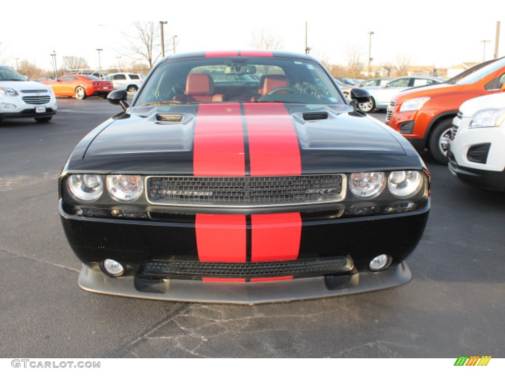 2014 Challenger SRT8 392 - Black / Dark Slate Gray/Radar Red photo #8