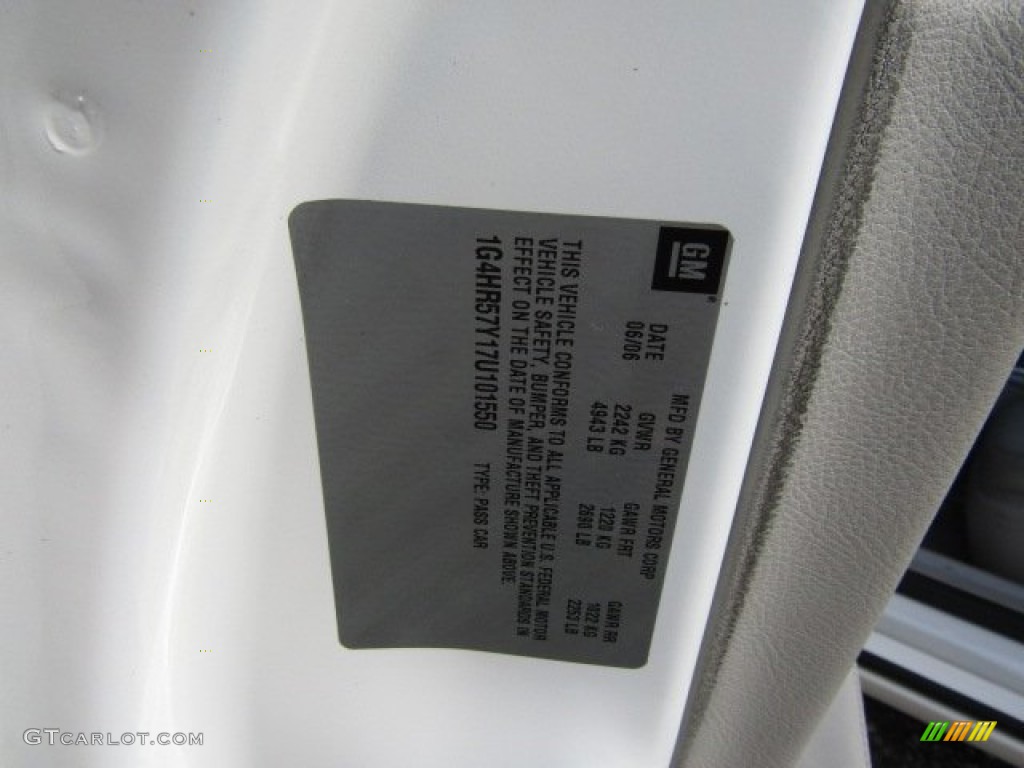2007 Lucerne CXL - White Diamond Tricoat / Titanium Gray photo #29