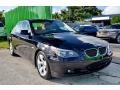 Black Sapphire Metallic - 5 Series 525i Sedan Photo No. 2