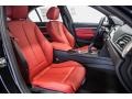 Coral Red Front Seat Photo for 2016 BMW 3 Series #108992606