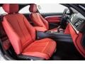 Coral Red Front Seat Photo for 2016 BMW 4 Series #108992975