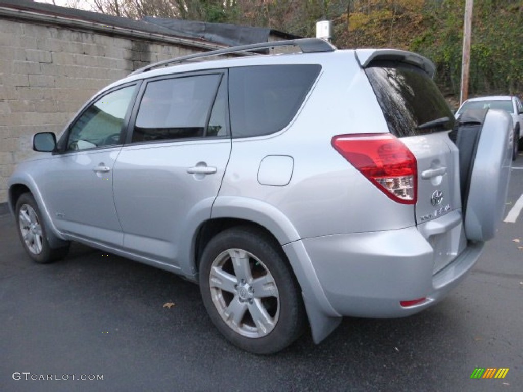 2007 RAV4 Sport 4WD - Classic Silver Metallic / Dark Charcoal photo #4