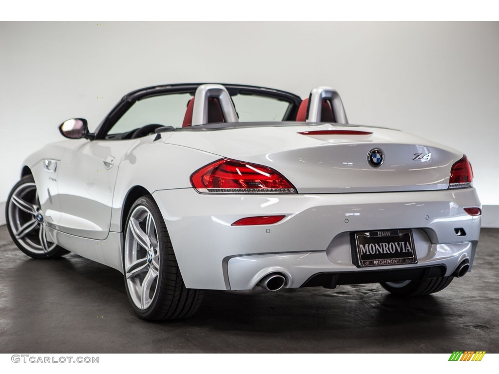 2016 Z4 sDrive35is - Mineral White Metallic / Coral Red photo #3