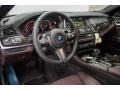 2016 BMW 5 Series Mocha Interior Prime Interior Photo