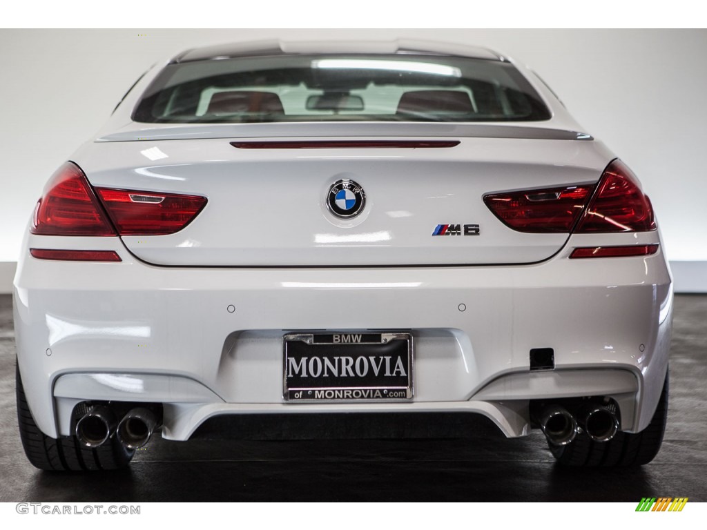 2016 M6 Coupe - Alpine White / Sakhir Orange/Black photo #2