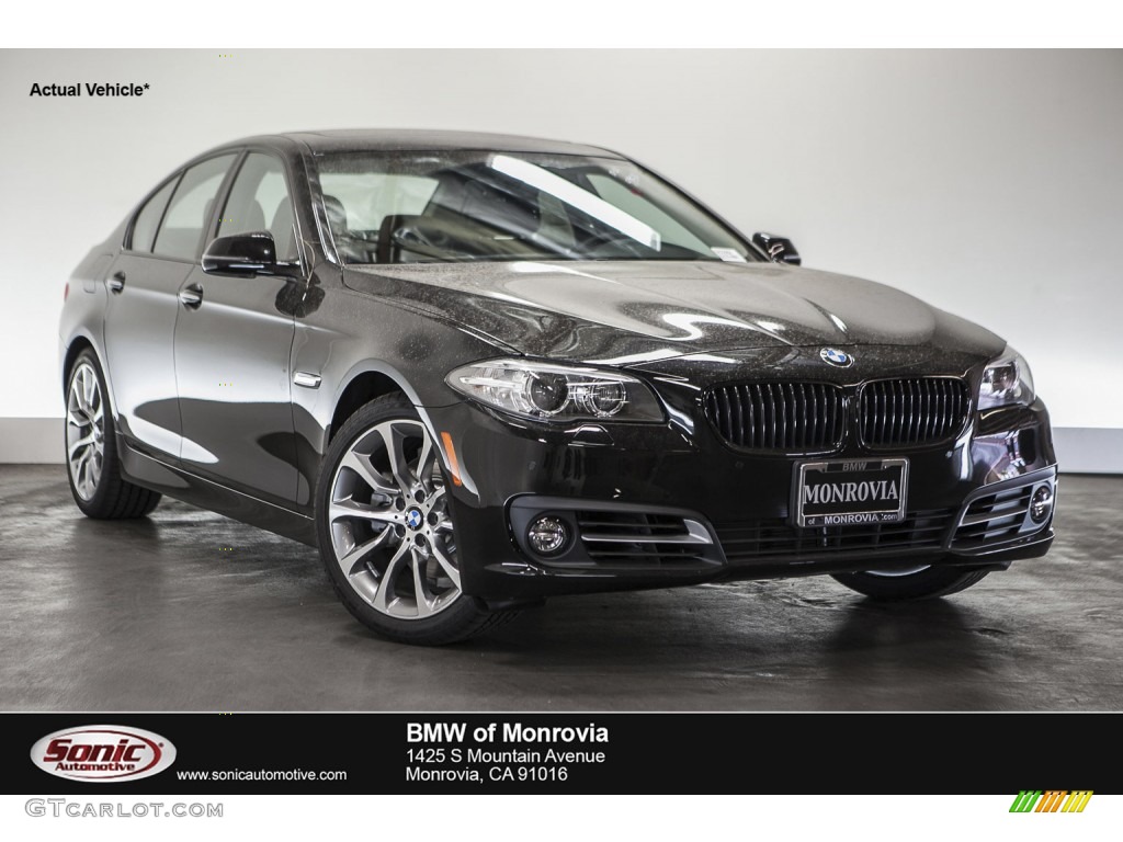 2016 5 Series 528i Sedan - Jet Black / Black photo #1