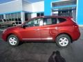 2013 Cayenne Red Nissan Rogue S AWD  photo #2