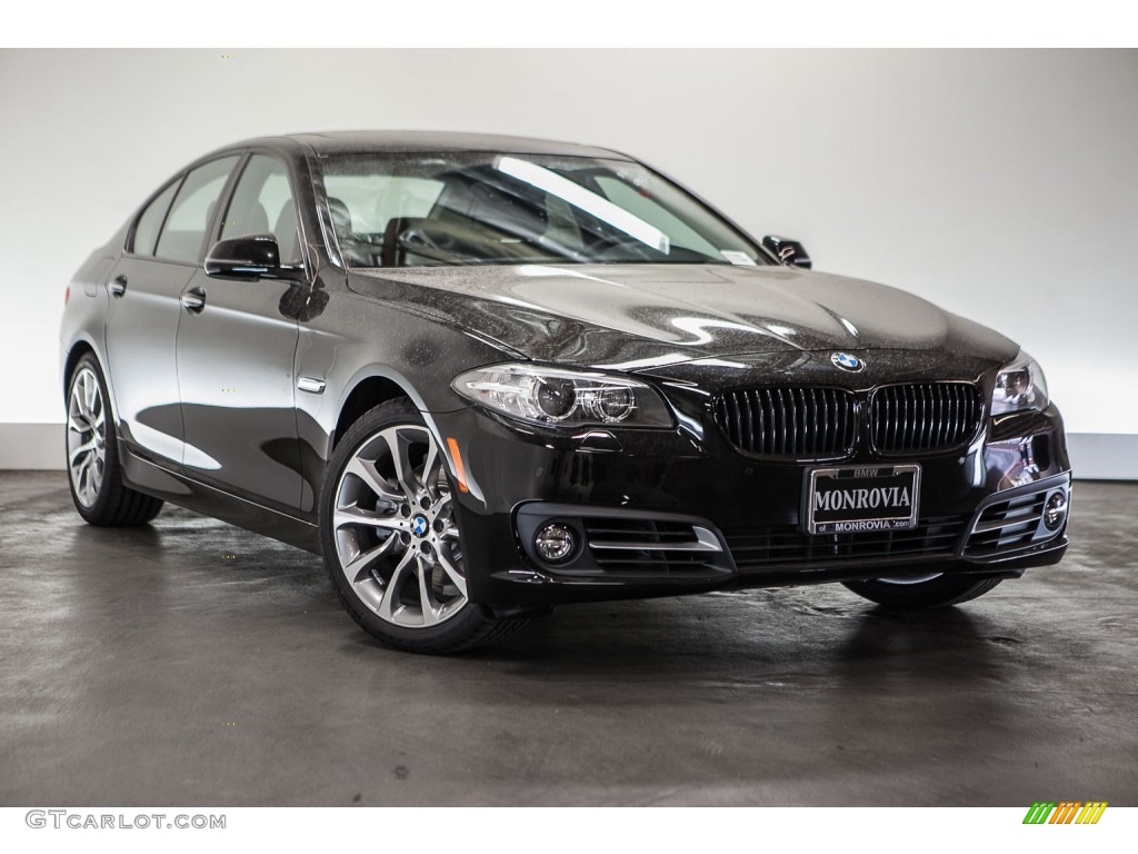2016 5 Series 528i Sedan - Jet Black / Black photo #11