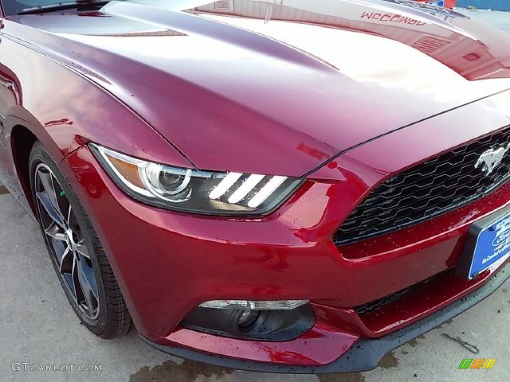 2016 Mustang EcoBoost Coupe - Ruby Red Metallic / Ebony photo #5