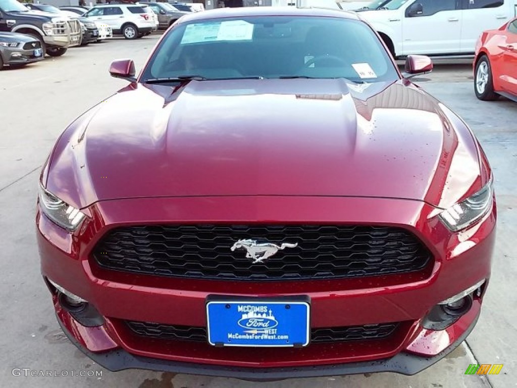 2016 Mustang EcoBoost Coupe - Ruby Red Metallic / Ebony photo #6