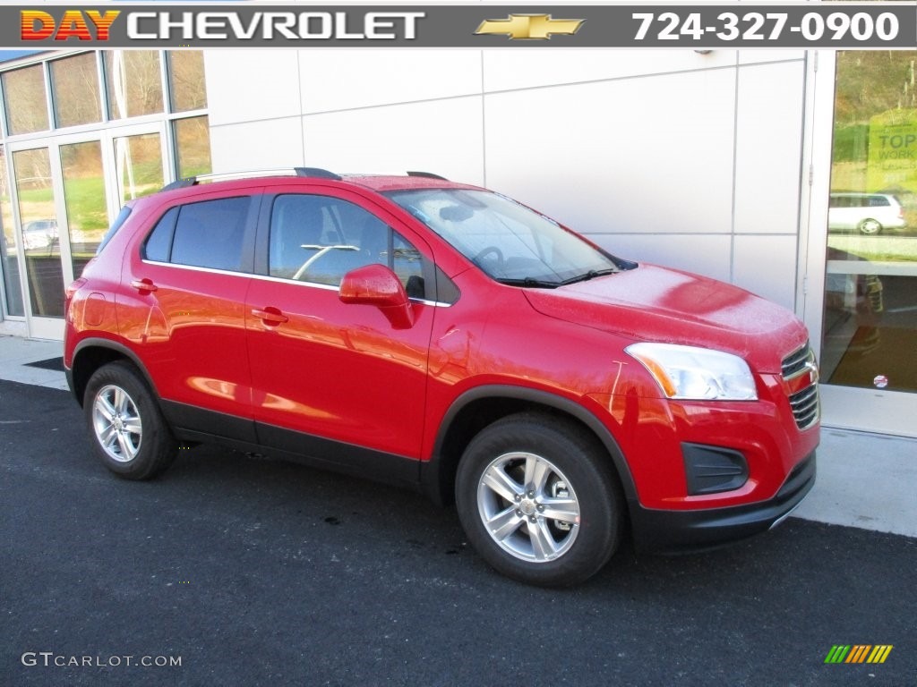 2016 Trax LT AWD - Blaze Red / Jet Black photo #1