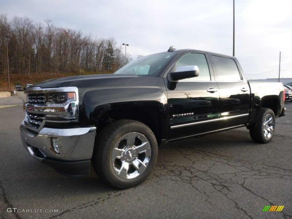 2016 Silverado 1500 LTZ Crew Cab 4x4 - Black / Cocoa/Dune photo #1