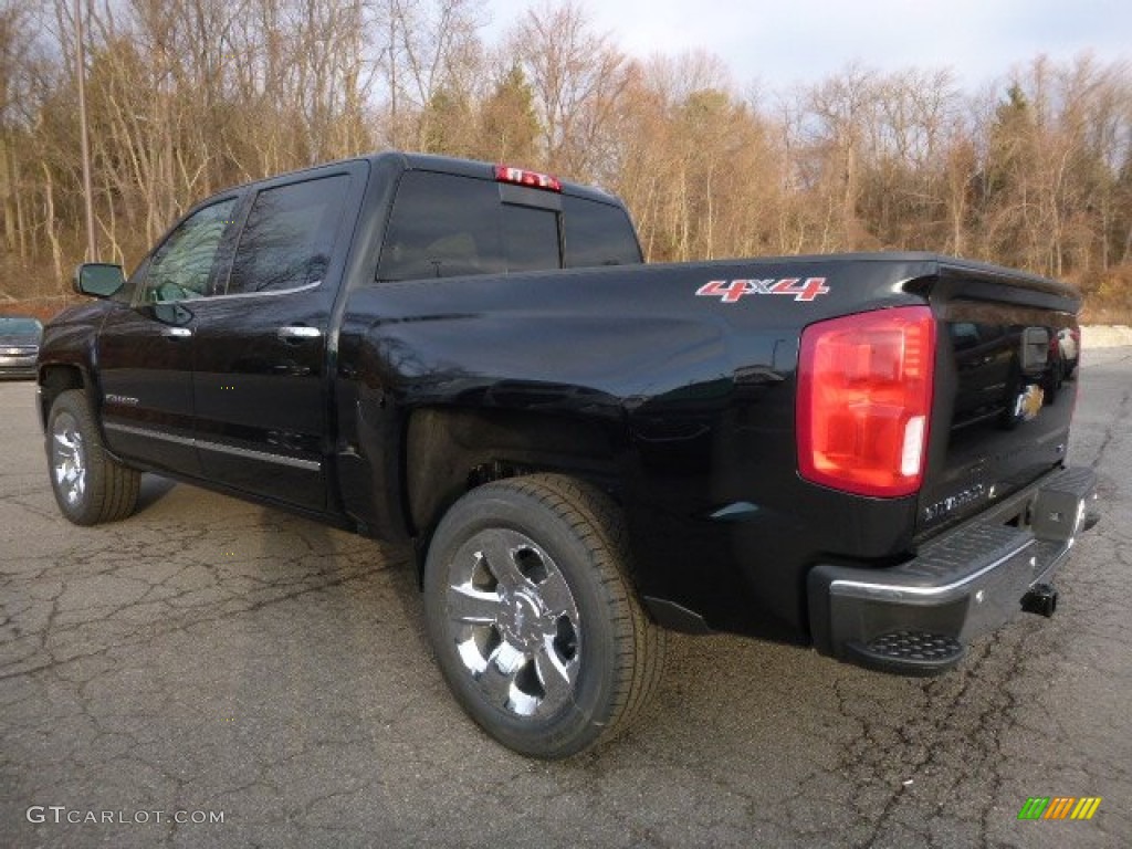 2016 Silverado 1500 LTZ Crew Cab 4x4 - Black / Cocoa/Dune photo #7