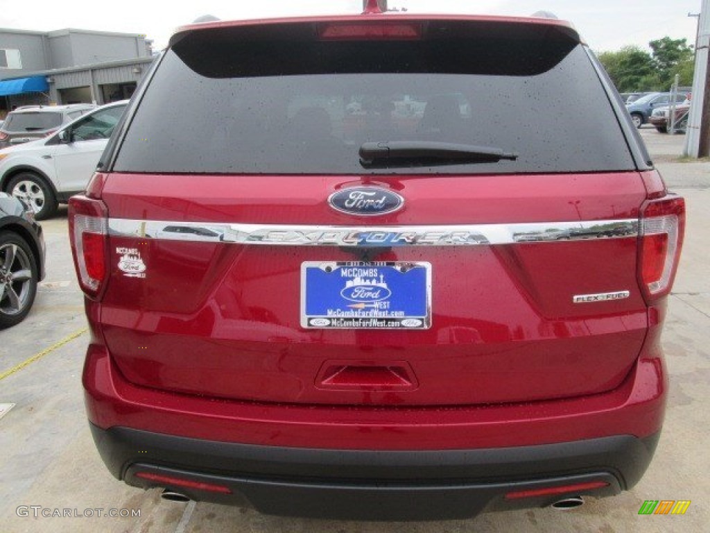 2016 Explorer FWD - Ruby Red Metallic Tri-Coat / Medium Light Camel photo #53