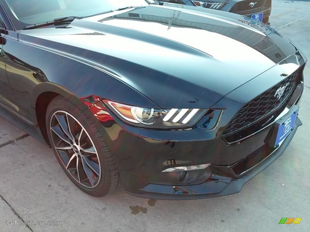 2016 Mustang EcoBoost Coupe - Shadow Black / Ebony photo #3