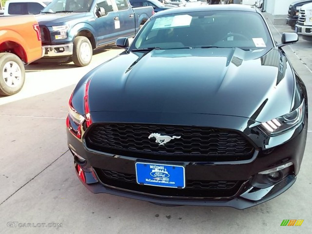 2016 Mustang EcoBoost Coupe - Shadow Black / Ebony photo #7