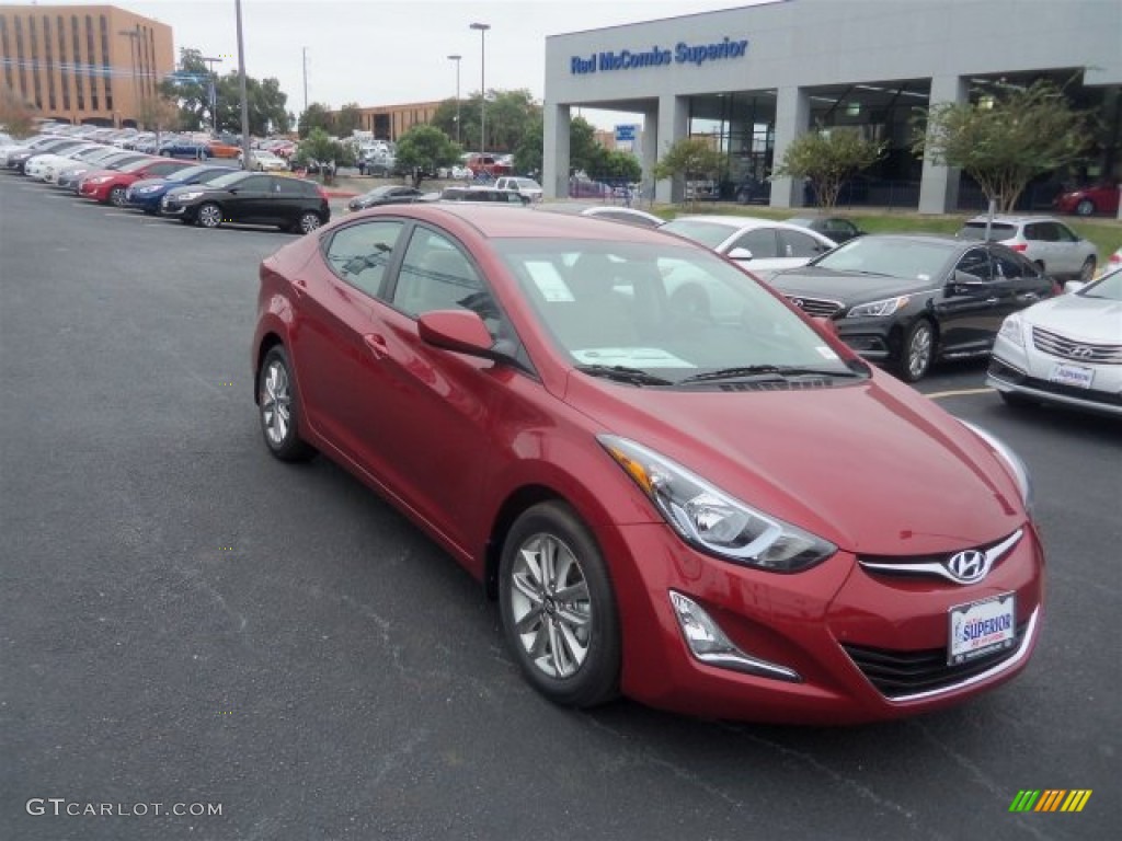 2016 Elantra SE - Red / Beige photo #1