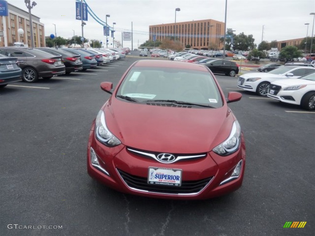 2016 Elantra SE - Red / Beige photo #5
