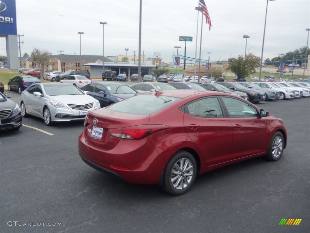2016 Elantra SE - Red / Beige photo #11