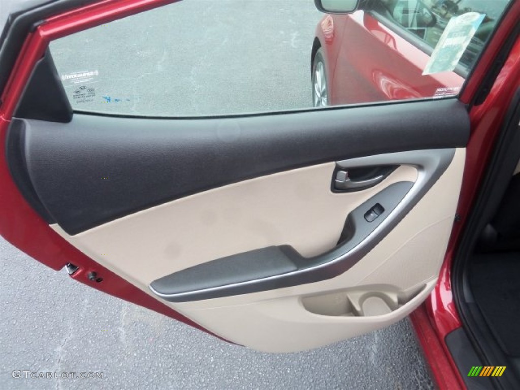 2016 Elantra SE - Red / Beige photo #20