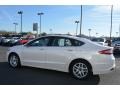 2016 White Platinum Tri-Coat Metallic Ford Fusion SE  photo #23