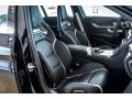 2016 Mercedes-Benz C S Model Black/Grey Accent Interior Front Seat Photo
