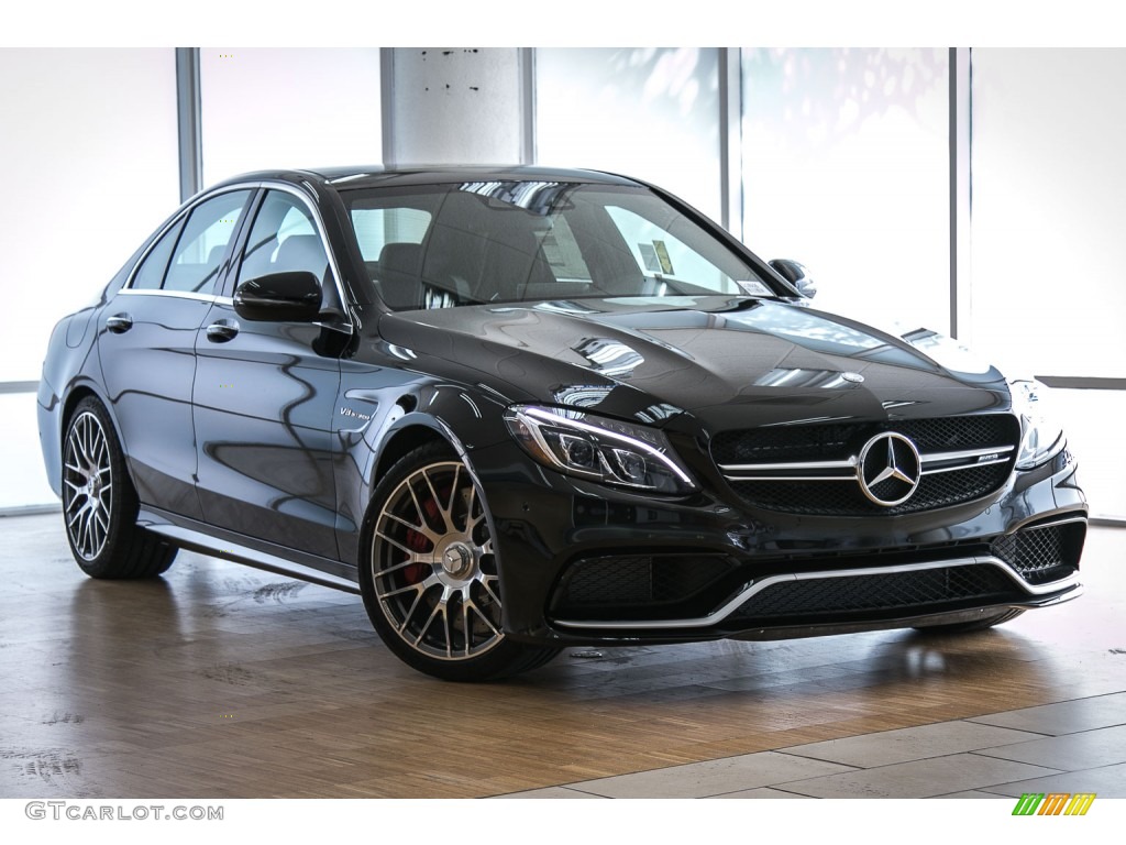 Black 2016 Mercedes-Benz C 63 S AMG Sedan Exterior Photo #109001051