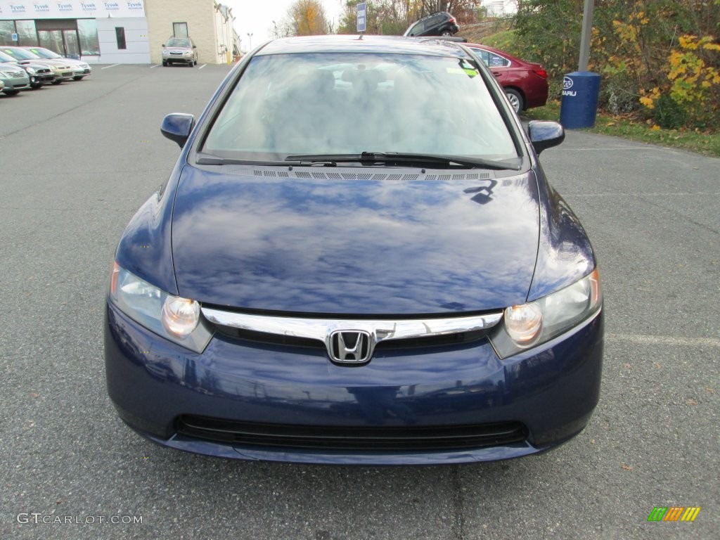 2007 Civic EX Sedan - Royal Blue Pearl / Gray photo #3