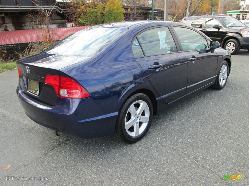 2007 Civic EX Sedan - Royal Blue Pearl / Gray photo #6