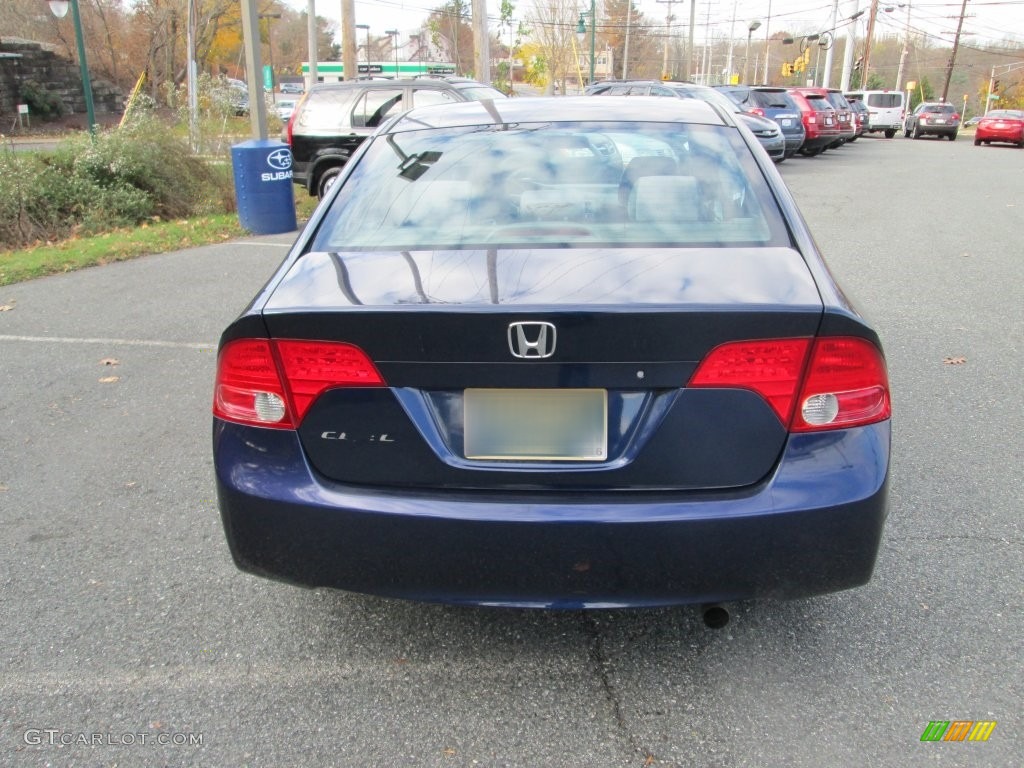 2007 Civic EX Sedan - Royal Blue Pearl / Gray photo #7