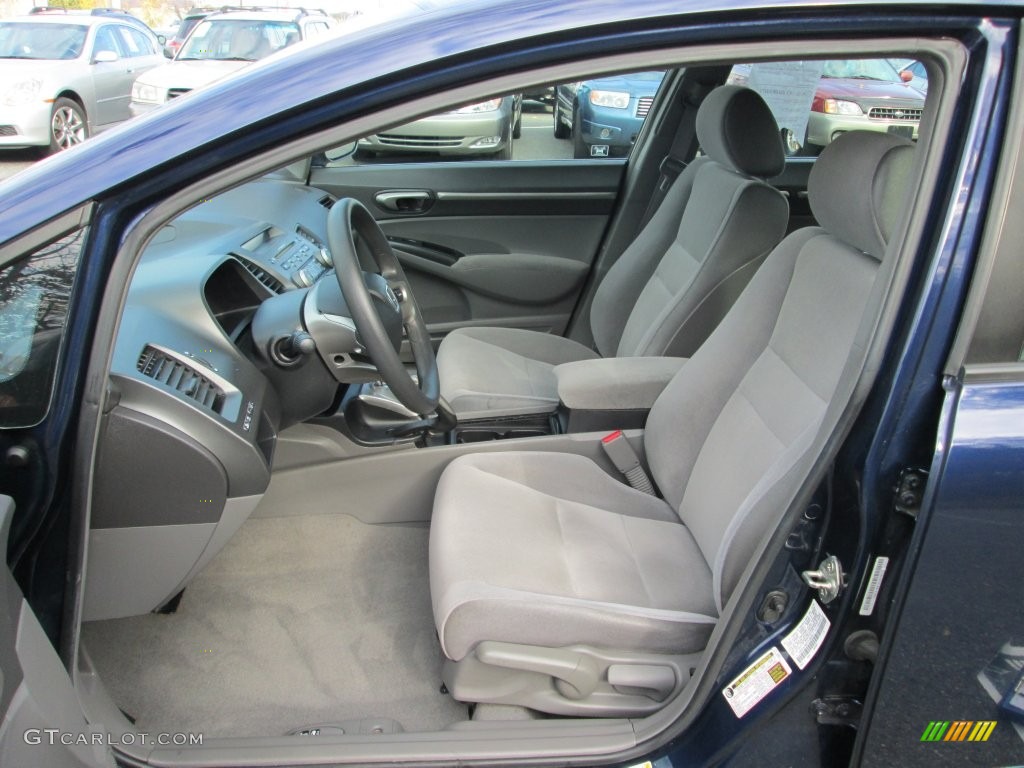 2007 Civic EX Sedan - Royal Blue Pearl / Gray photo #12