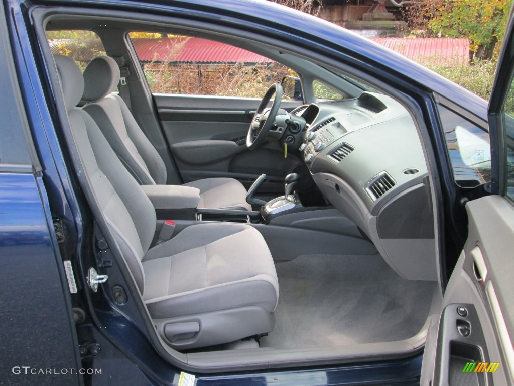 2007 Civic EX Sedan - Royal Blue Pearl / Gray photo #17