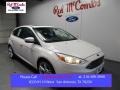 2016 White Platinum Ford Focus Titanium Hatch  photo #1