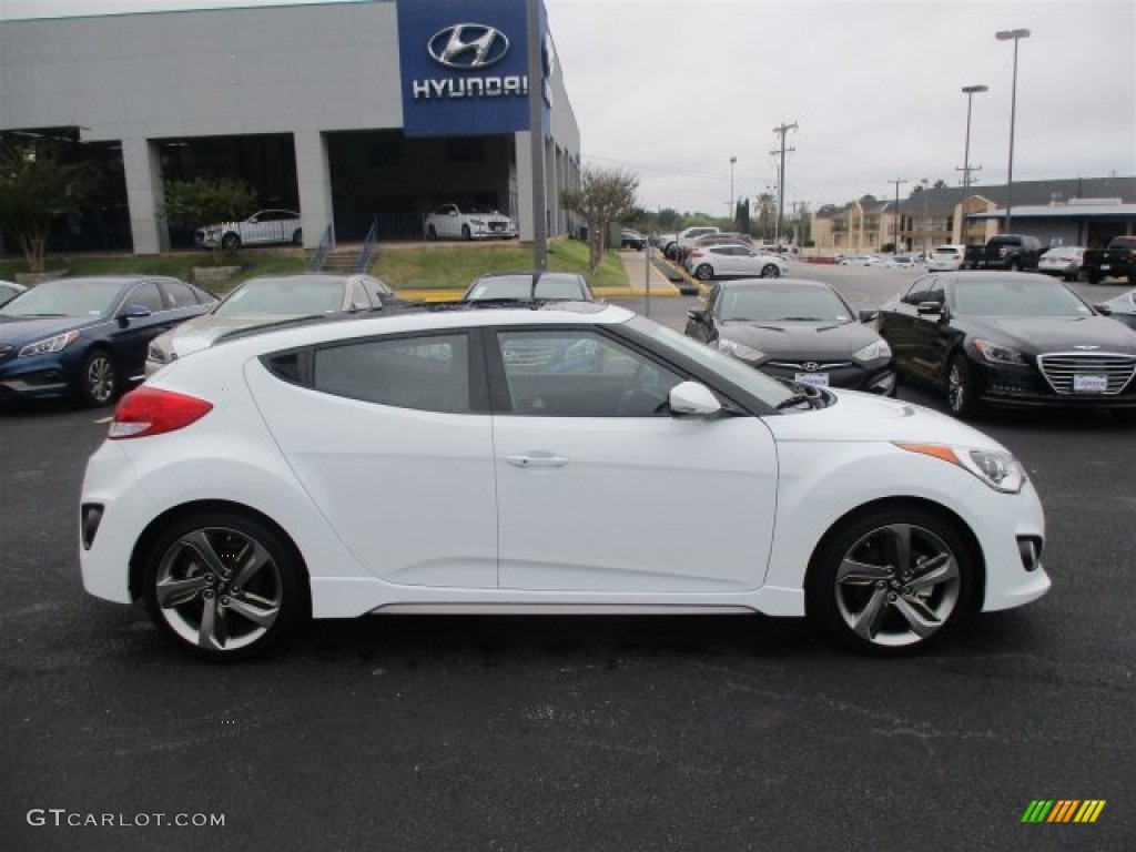2015 Veloster Turbo - Elite White / Black photo #2