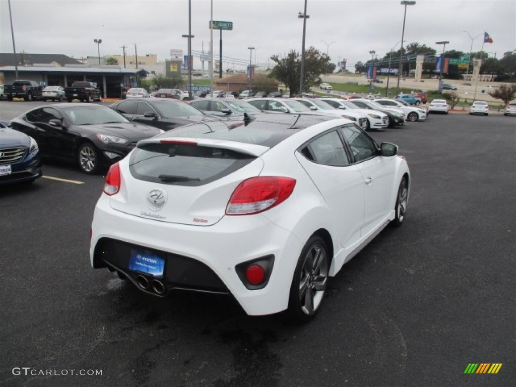 2015 Veloster Turbo - Elite White / Black photo #3