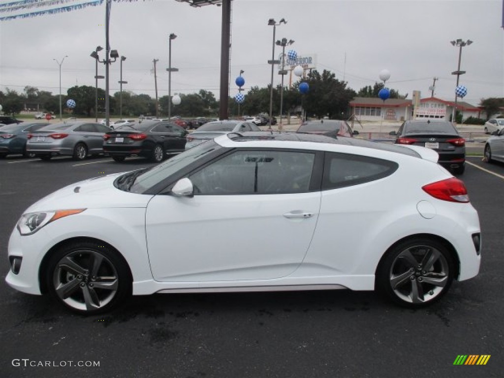 2015 Veloster Turbo - Elite White / Black photo #6