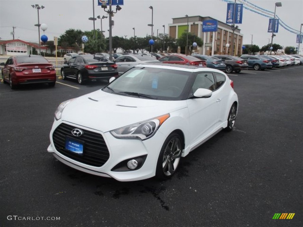 2015 Veloster Turbo - Elite White / Black photo #7