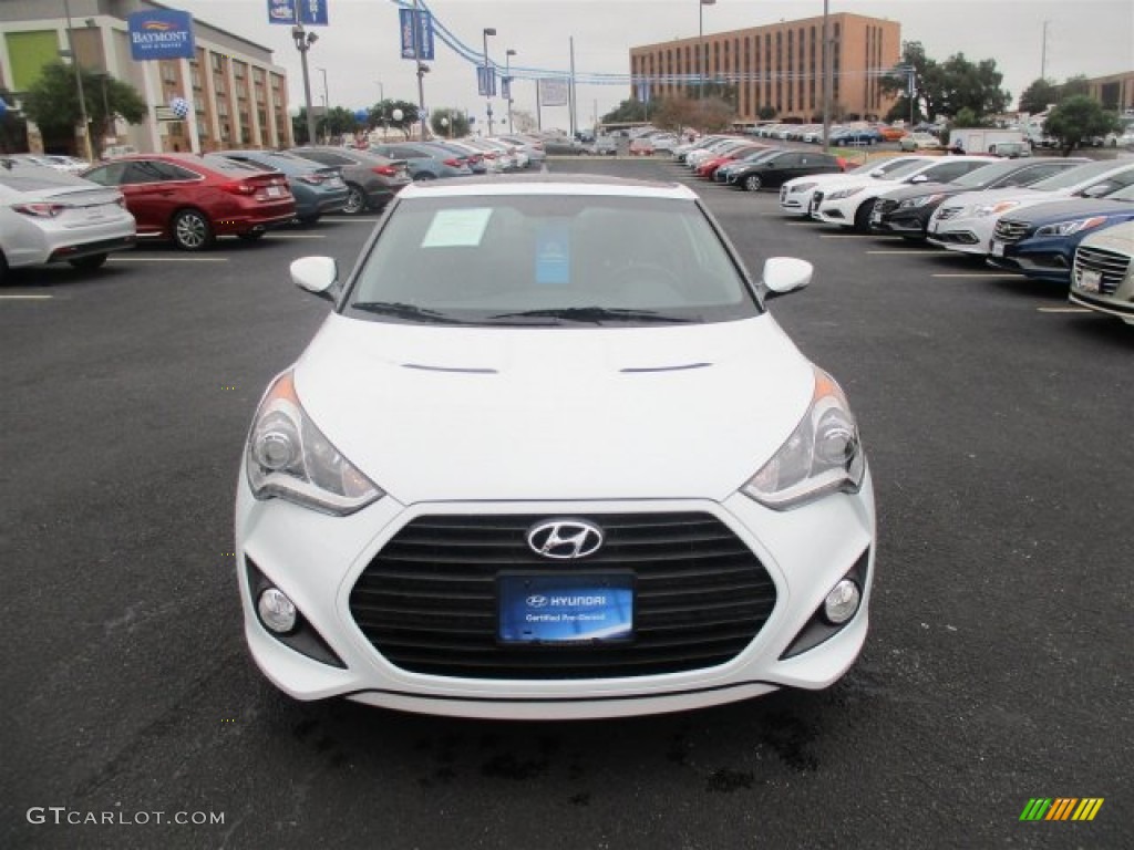 2015 Veloster Turbo - Elite White / Black photo #8