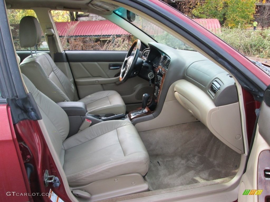 2003 Outback L.L. Bean Edition Wagon - Regatta Red Pearl / Beige photo #17