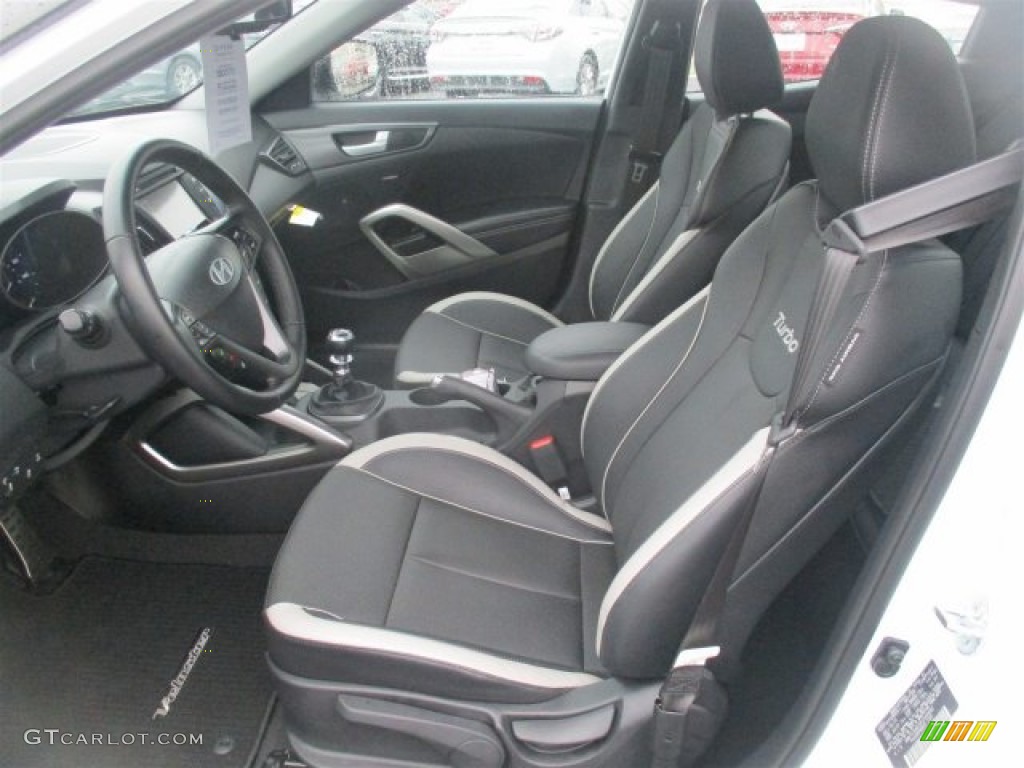 2015 Veloster Turbo - Elite White / Black photo #17