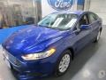 2016 Deep Impact Blue Metallic Ford Fusion S  photo #3