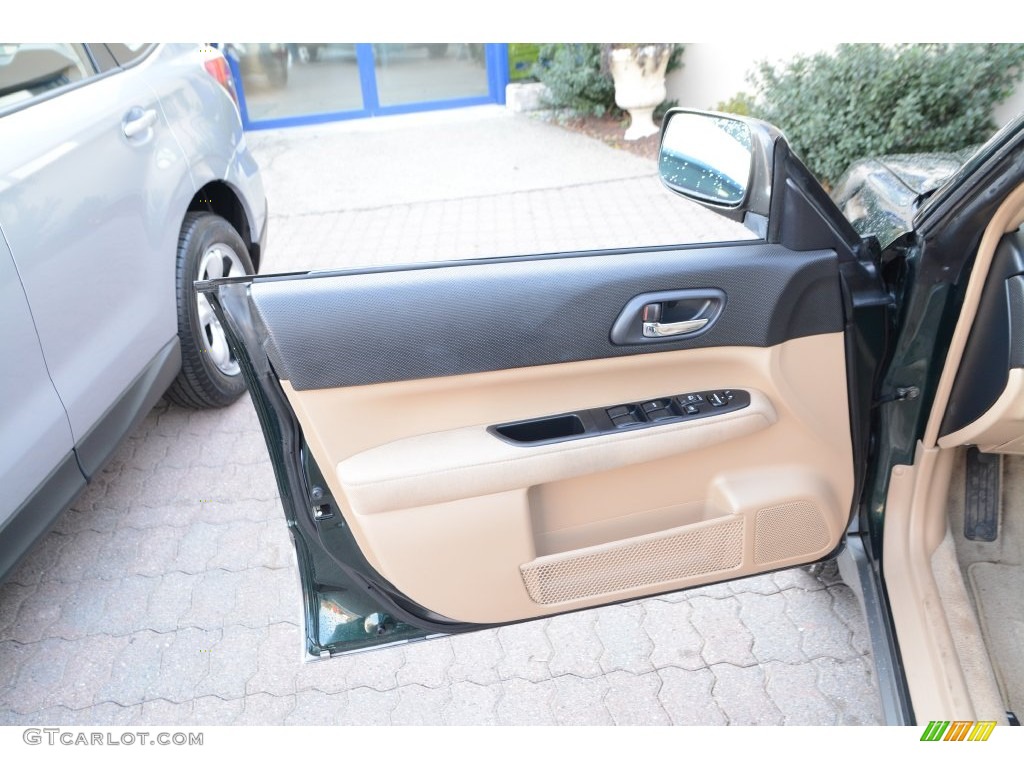 2004 Forester 2.5 XS - Woodland Green Pearl / Beige photo #17