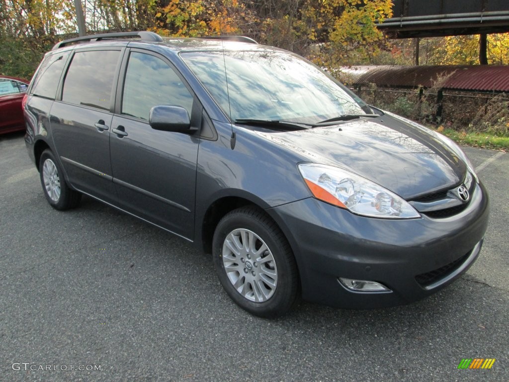 2009 Sienna XLE AWD - Slate Metallic / Stone photo #4